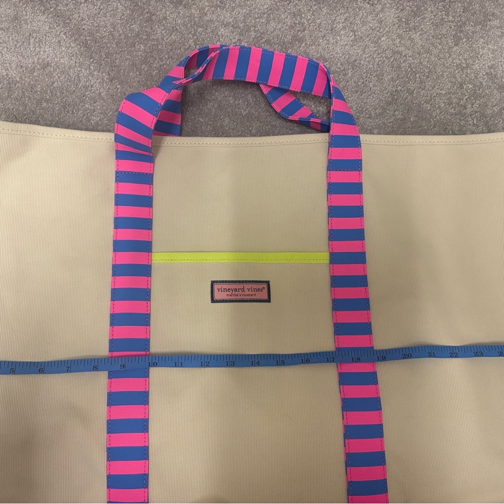 Vineyard Vines X Large Tote with Pink and Blue Accents - NWOT - Picture 8 of 12